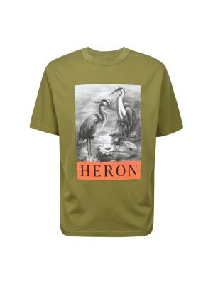 T-shirt Heron Preston - Zielony