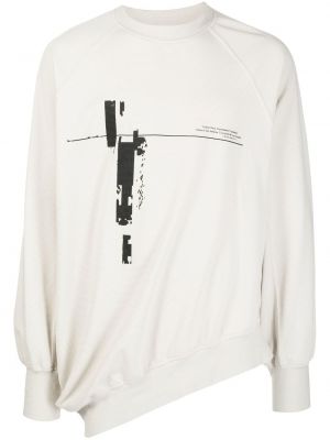 Rund hals sweatshirt Julius hvit