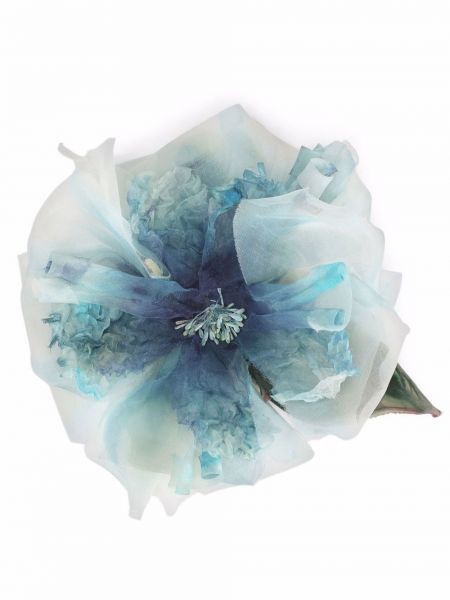 Broszka w kwiaty Dolce And Gabbana, niebieski