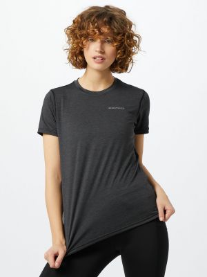 Sportska majica s melange uzorkom Endurance crna