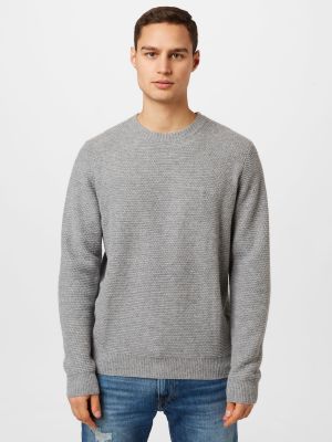 Меланжов пуловер Fynch-hatton сиво