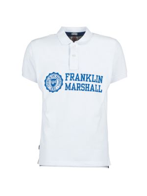 Tricou polo Franklin & Marshall alb