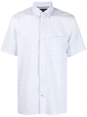 Chemise avec manches courtes Tommy Hilfiger blanc