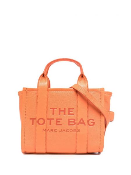 Læder taske Marc Jacobs orange