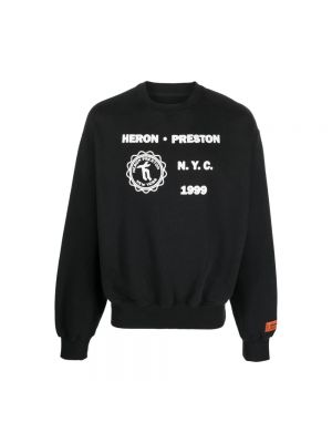 Sweatshirt mit rundhalsausschnitt Heron Preston Schwarz