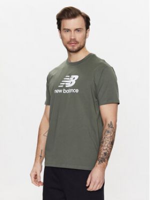 New Balance T-Shirt MT31541  Relaxed Fit - Zelená