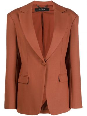 Montert lang blazer Federica Tosi brun