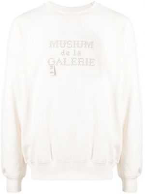 Sweatshirt mit print Musium Div. weiß