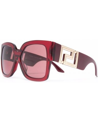 Gafas de sol oversized Versace Eyewear rojo
