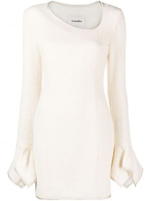 Mini šaty Nanushka biela