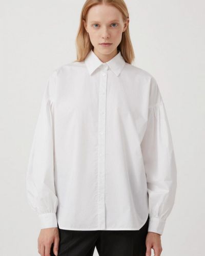 Рубашка с длинным рукавом расклешенная Finn Flare, белая