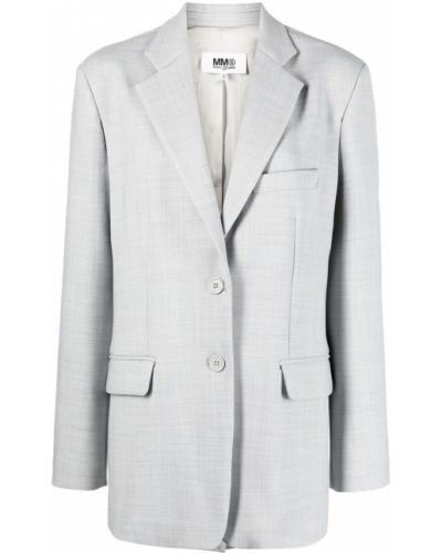 Montert lang blazer Mm6 Maison Margiela grå