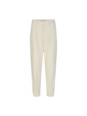 Pantaloni chino plissettati Copenhagen Muse beige