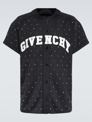 Мрежеста риза Givenchy черно