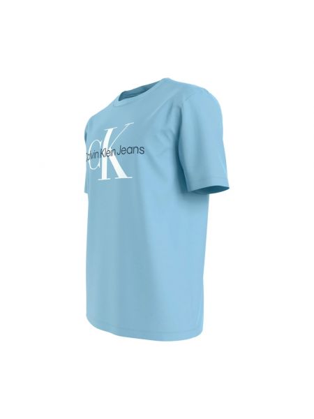 Camiseta de algodón Calvin Klein azul