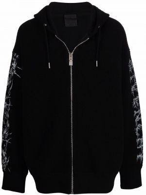 Sudadera con capucha con estampado Givenchy negro