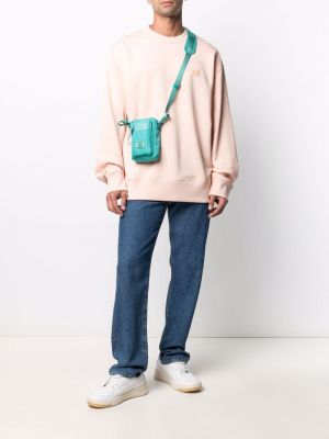 Sweatshirt mit rundhalsausschnitt Acne Studios pink