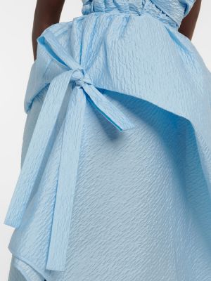 Spódnica midi asymetryczna Cecilie Bahnsen niebieska