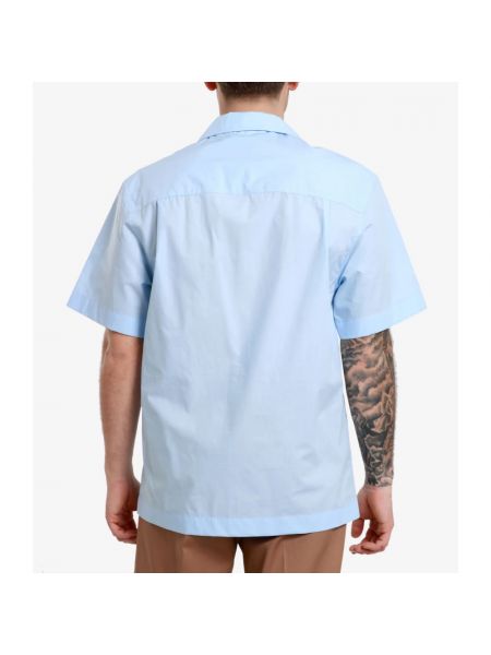 Camisa manga corta Mauro Grifoni azul