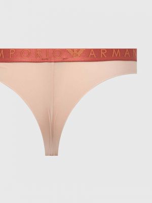 Brazyliany Emporio Armani Underwear beżowe