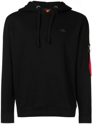 Hoodie Alpha Industries svart