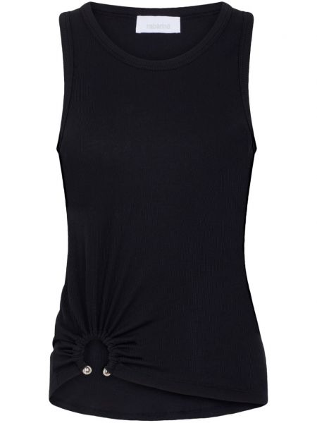 Asymmetrisk tanktop Rabanne sort