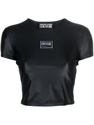 Marškinėliai Versace Jeans Couture juoda