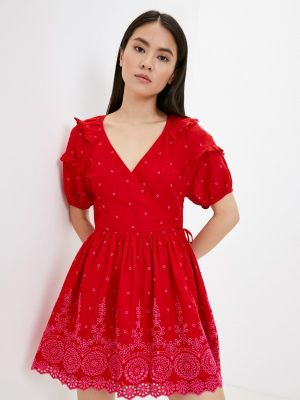 Платье Topshop, красное