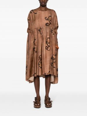 Kleid mit print Uma Wang