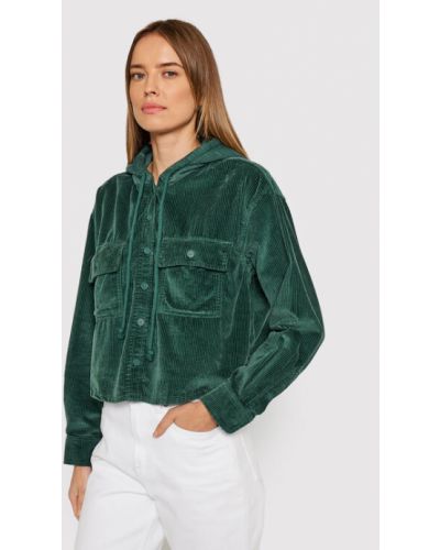 American Eagle Farmer kabát 035-1354-3759 Zöld Relaxed Fit