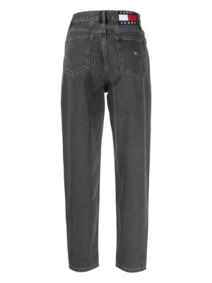 Bavlněné kalhoty Tommy Jeans šedé