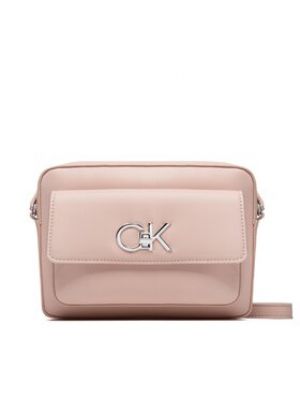 Crossbody kabelka Calvin Klein ružová