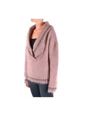 Dzianinowy sweter Peuterey różowy