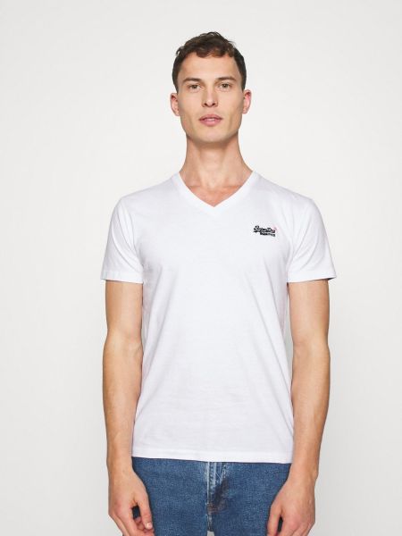 Классическая базовая футболка Superdry белая