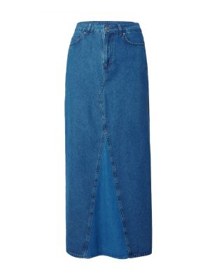Džínsová sukňa Somethingnew modrá