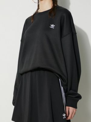Pruhované mini sukně Adidas Originals černé