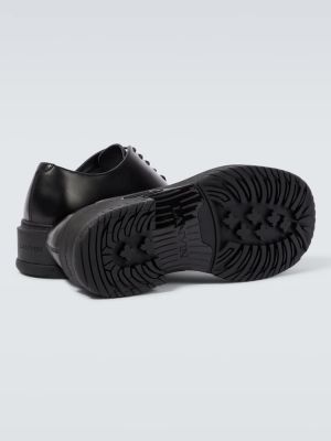Кожени обувки в стил дерби Lanvin черно