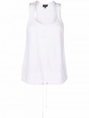 Tank top Emporio Armani hvit