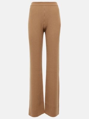 Шерстяные брюки Chloã©, коричневые