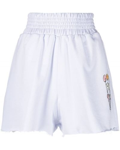 Pantalones cortos deportivos de cintura alta Ireneisgood blanco