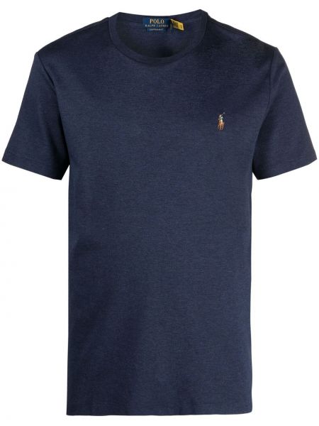 T-shirt mit stickerei Polo Ralph Lauren blau