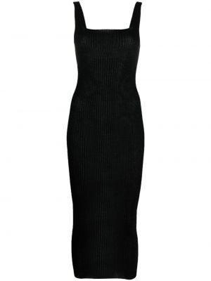 Μίντι φόρεμα A. Roege Hove μαύρο