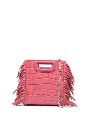 Frynser shoppingbag Maje rosa