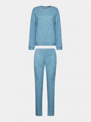 Pijamale Selmark albastru