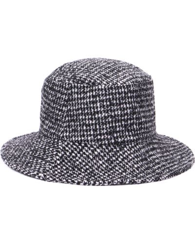 Черная шляпа из вискозы Dolce &amp; Gabbana