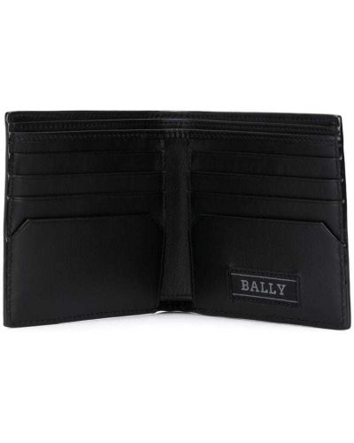 Pruhovaná peněženka Bally černá
