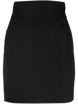 Μάλλινη φούστα mini Alexandre Vauthier μαύρο