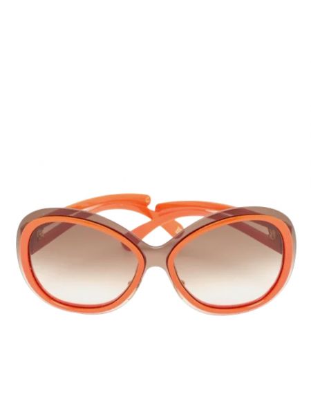 Okulary przeciwsłoneczne retro Louis Vuitton Vintage pomarańczowe