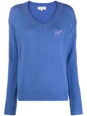 Пуловер с v-образно деколте Maison Labiche
