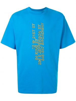 Camiseta con estampado Honey Fucking Dijon azul